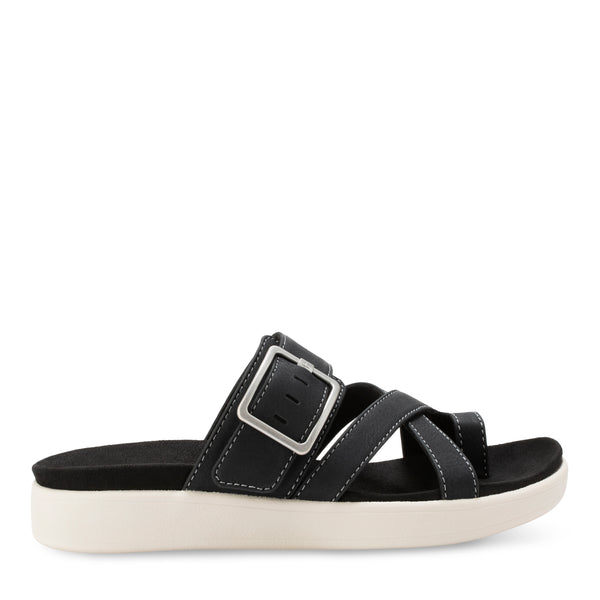 Eastland Women's Port Clyde Slide Buckle Sandal