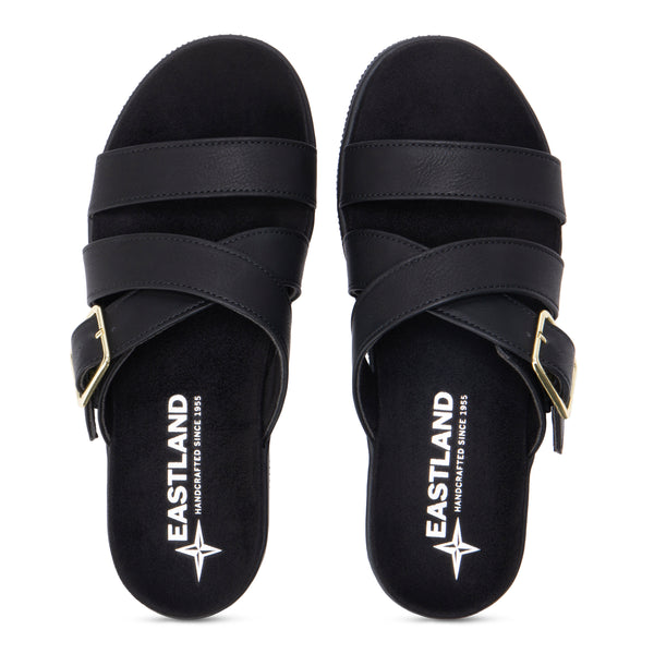 Eastland Women's Sanibel Buckle Slide Sandal