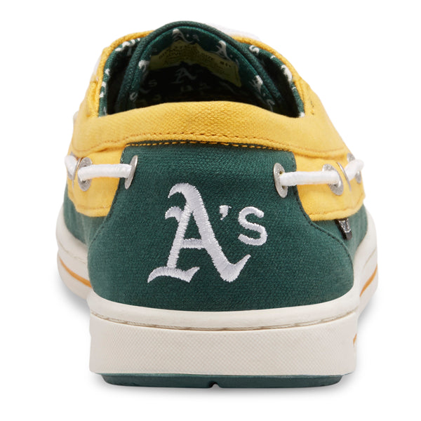 Eastland Men's Canvas Boat Shoes - Adventure MLB Oakland Athletics