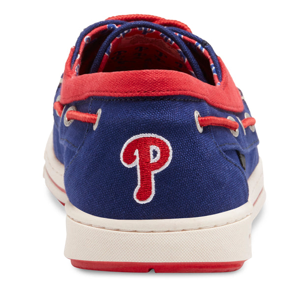 Eastland Men's Canvas Boat Shoes - Adventure MLB Philadelphia Phillies