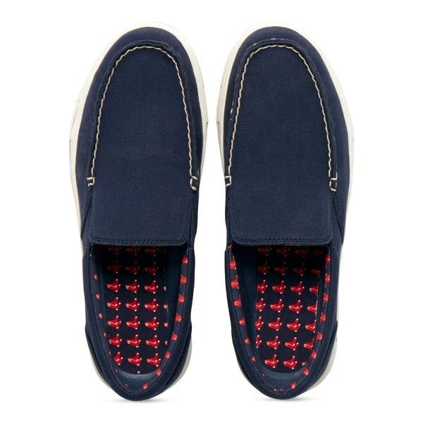 Eastland Men's Canvas Boat Shoes - Summer MLB Boston Red Sox