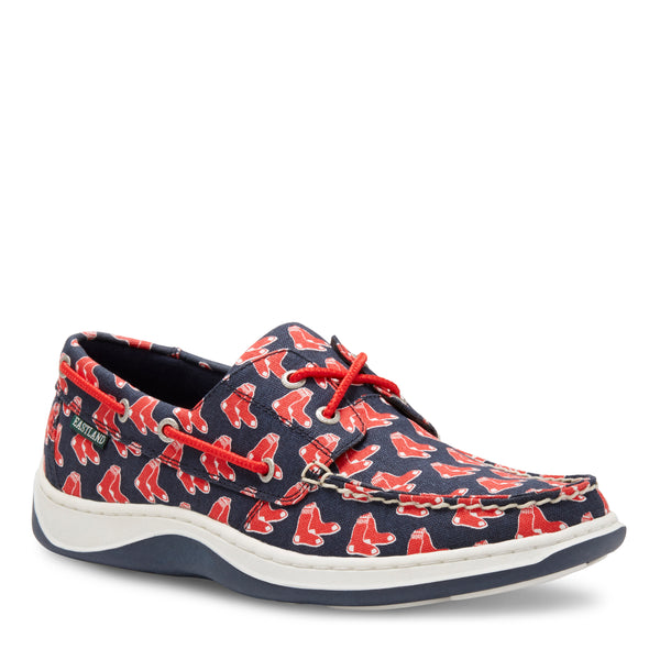 eastland Men's Canvas Boat Shoes - Summer MLB Boston Red Sox