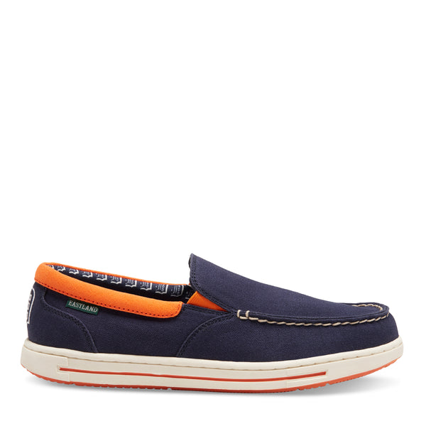 Eastland Men's Canvas Venetian Slip Ons - Surf MLB Detroit Tigers