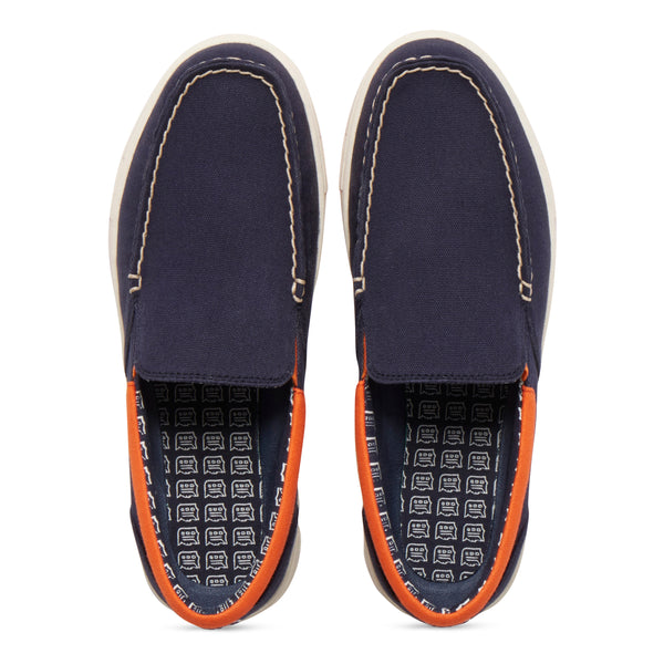 Eastland Men's Canvas Venetian Slip Ons - Surf MLB Detroit Tigers
