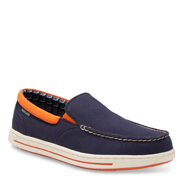 eastland Men's Canvas Venetian Slip Ons - Surf MLB Detroit Tigers