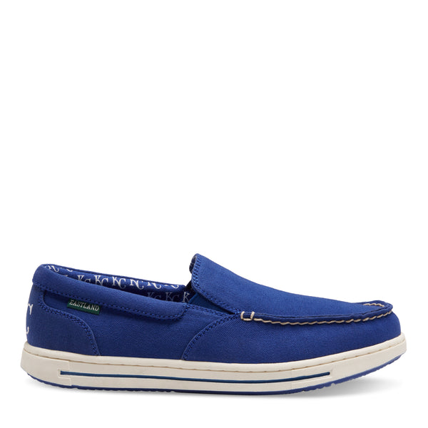 Eastland Men's Canvas Venetian Slip Ons - Surf MLB Kansas City Royals