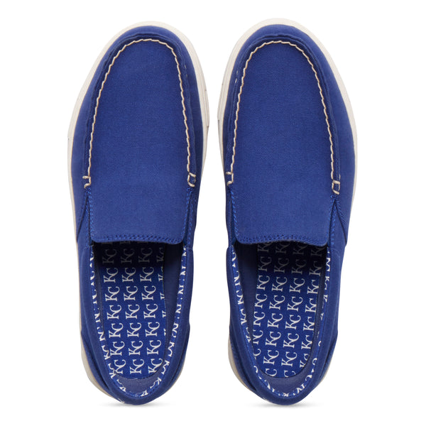 Eastland Men's Canvas Venetian Slip Ons - Surf MLB Kansas City Royals
