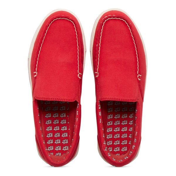 Eastland Men's Canvas Venetian Slip Ons - Surf MLB St Louis Cardinals
