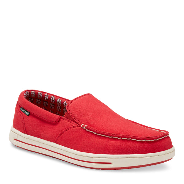 eastland Men's Canvas Venetian Slip Ons - Surf MLB St Louis Cardinals