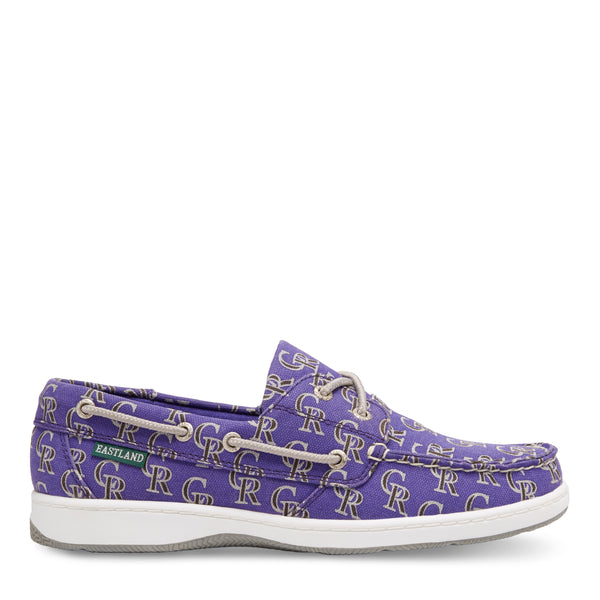 Eastland Women's Canvas Boat Shoes - Summer MLB Colorado Rockies