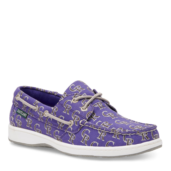 eastland Women's Canvas Boat Shoes - Summer MLB Colorado Rockies