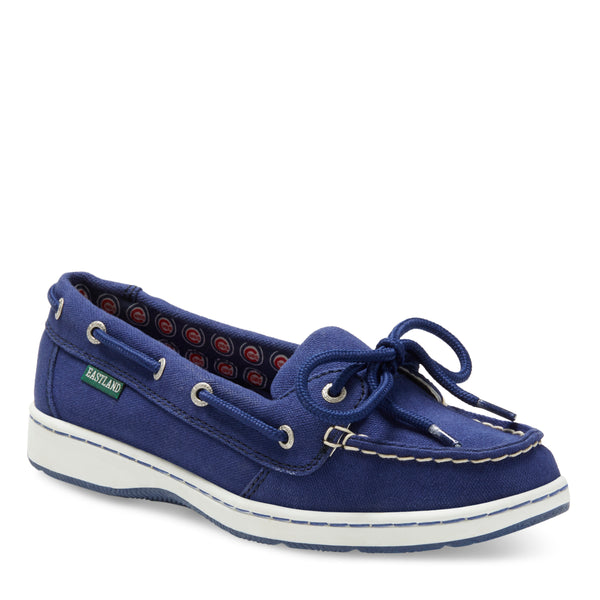eastland Women's Canvas Boat Shoes - Sunset MLB Chicago Cubs