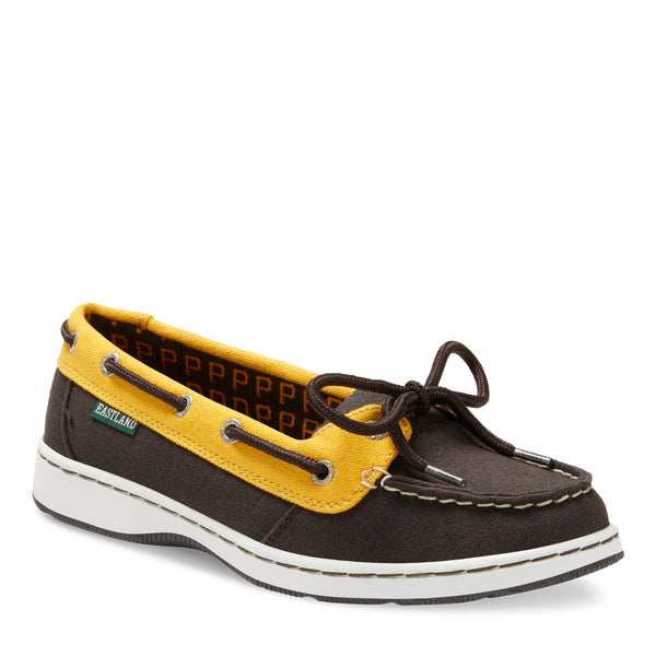 eastland Women's Canvas Boat Shoes - Sunset MLB Oakland Athletics