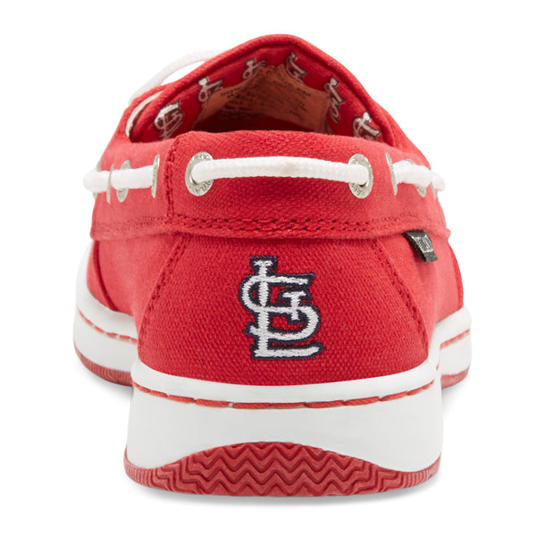Eastland Women's Canvas Boat Shoes - Sunset MLB St Louis Cardinals