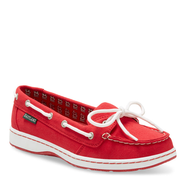 eastland Women's Canvas Boat Shoes - Sunset MLB St Louis Cardinals