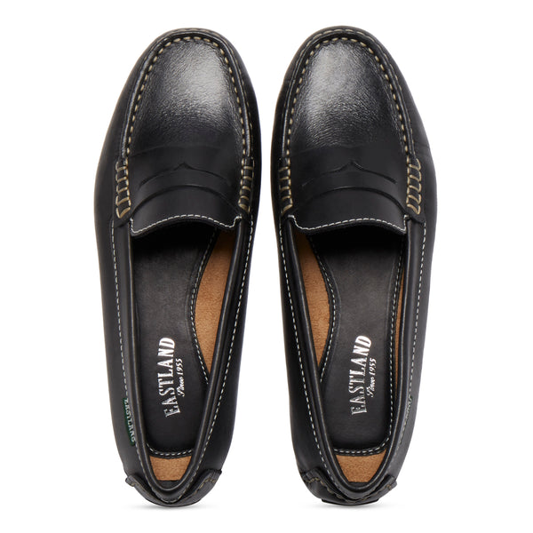 Eastland Women's Patricia Penny Loafer Driving Moc Black