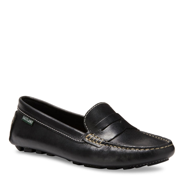 eastland Women's Patricia Penny Loafer Driving Moc Black