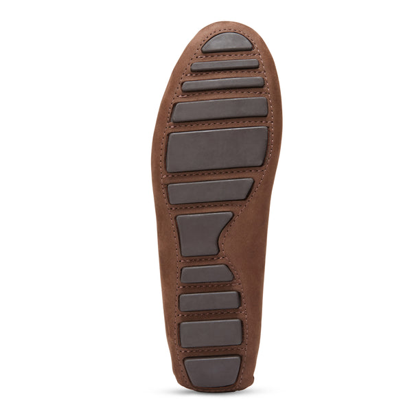 Eastland Women's Patricia Penny Loafer Driving Moc Brown Nubuc