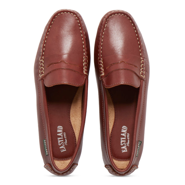 Eastland Women's Patricia Penny Loafer Driving Moc Dark Walnut