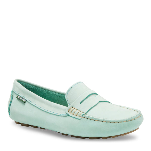 eastland Women's Patricia Penny Loafer Driving Moc Honeydew Nubuc