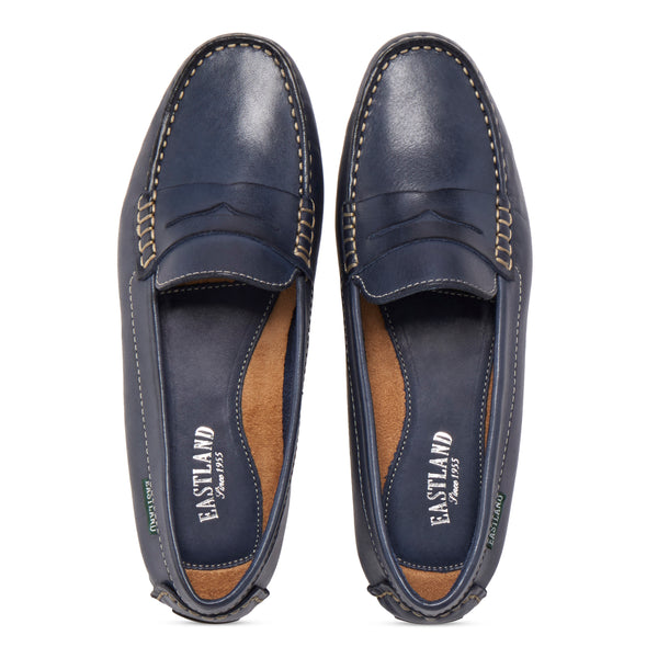 Eastland Women's Patricia Penny Loafer Driving Moc Navy