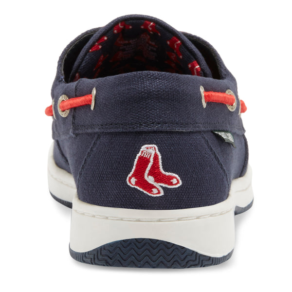 Eastland Women's Solstice MLB Boston Red Sox Canvas Boat Shoe