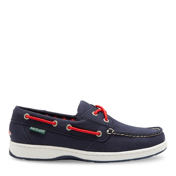 Eastland Women's Solstice MLB Boston Red Sox Canvas Boat Shoe