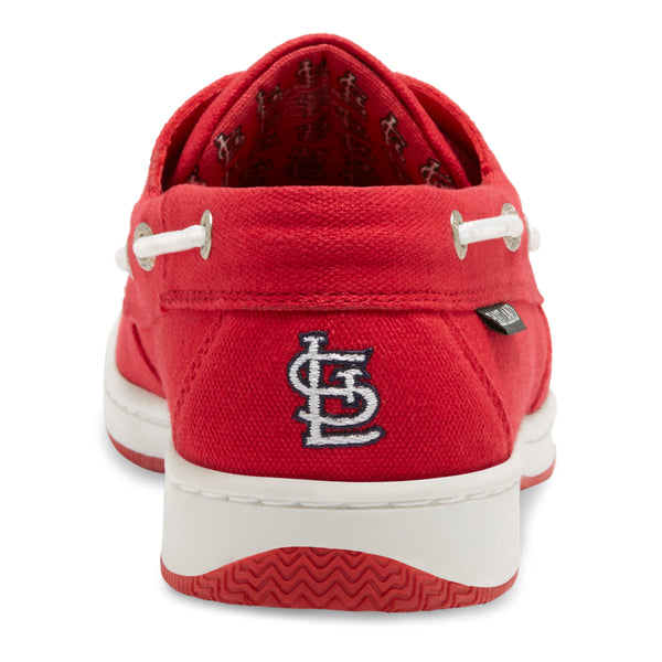 Eastland Women's Solstice MLB St Louis Cardinals Canvas Boat Shoe