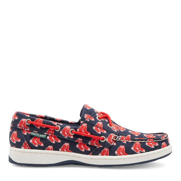 Eastland Women's Summer MLB Boston Red Sox Canvas Boat Shoe