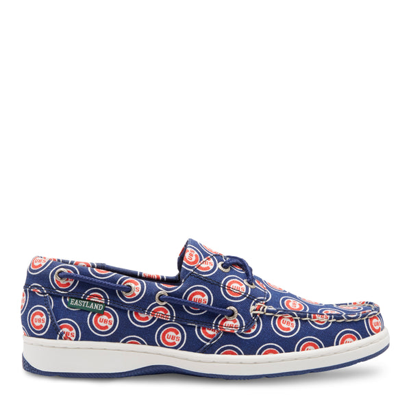 Eastland Women's Summer MLB Chicago Cubs Canvas Boat Shoe