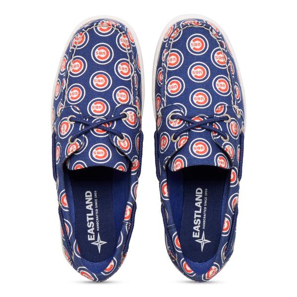 Eastland Women's Summer MLB Chicago Cubs Canvas Boat Shoe
