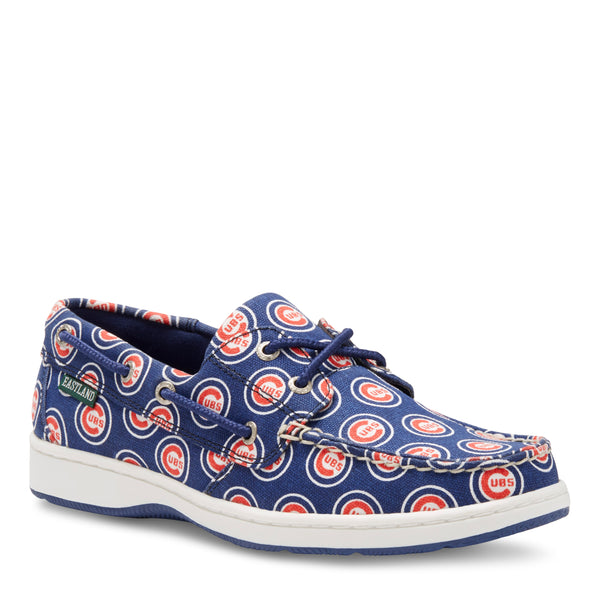 eastland Women's Summer MLB Chicago Cubs Canvas Boat Shoe