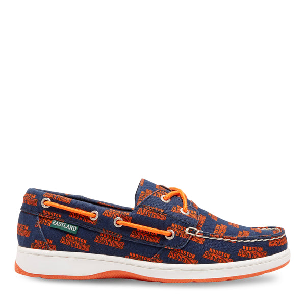 Eastland Women's Summer MLB Houston Astros Canvas Boat Shoe
