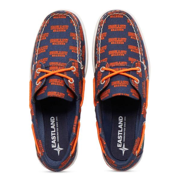 Eastland Women's Summer MLB Houston Astros Canvas Boat Shoe