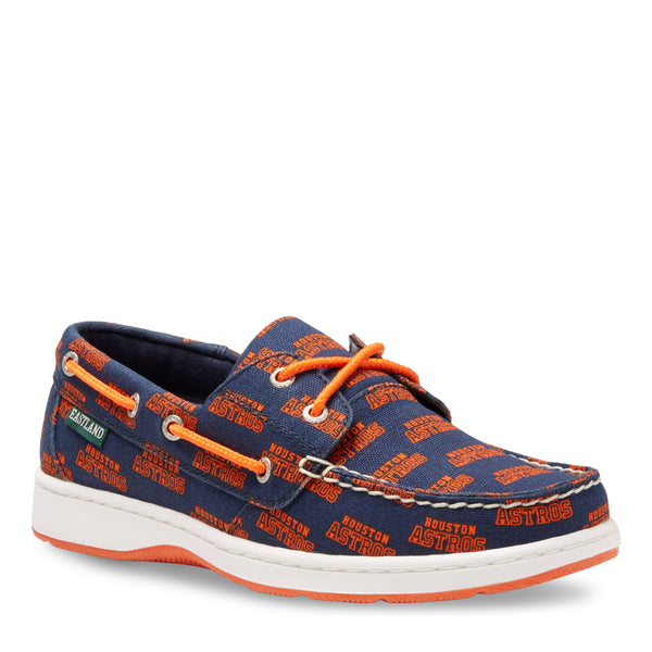 eastland Women's Summer MLB Houston Astros Canvas Boat Shoe