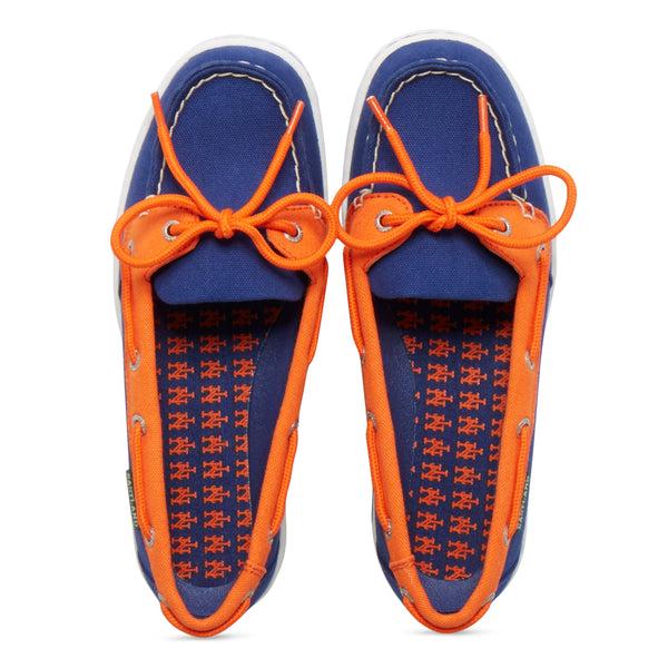 Eastland Women's Sunset MLB New York Mets Canvas Boat Shoe