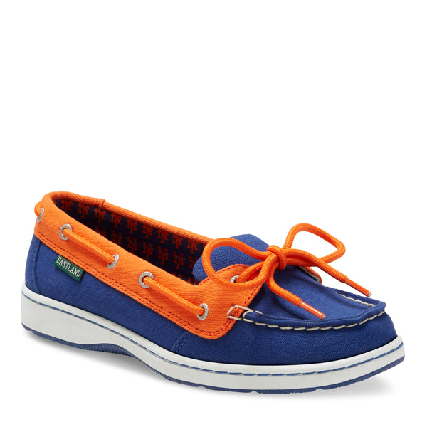eastland Women's Sunset MLB New York Mets Canvas Boat Shoe