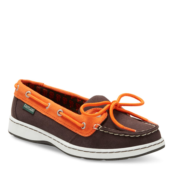 eastland Women's Sunset MLB Pittsburgh Pirates Canvas Boat Shoe