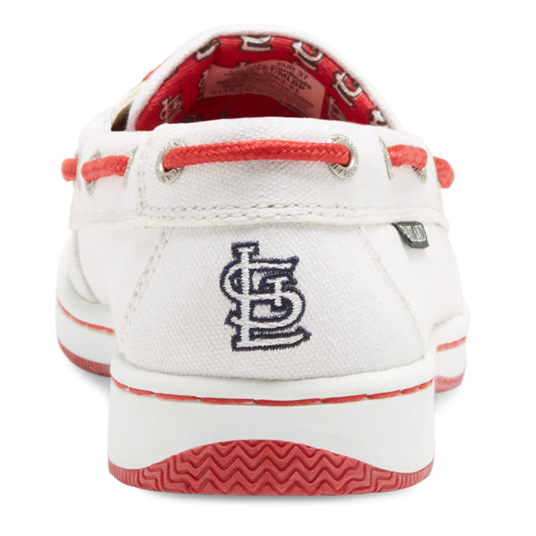 Eastland Women's Sunset MLB St Louis Cardinals Canvas Boat Shoe