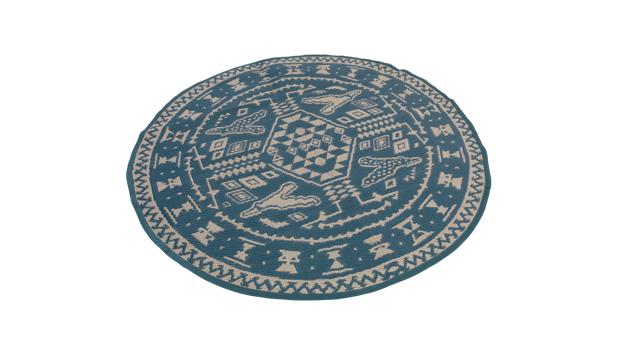 Easy Camp Bilberry Round Carpet Durable And Easy-to-clean Design