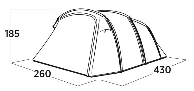 Easy Camp Hamra 4 4 Person Family Tent