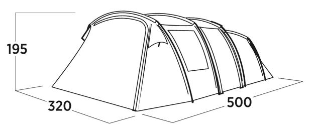 Easy Camp Hamra 5 5 Person Family Tent
