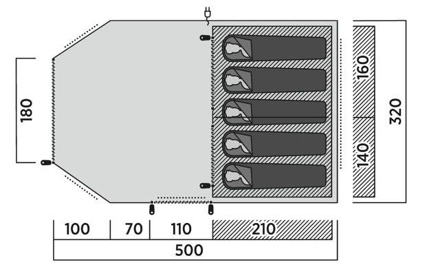 Easy Camp Hamra 5 5 Person Family Tent