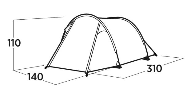 Easy Camp Hemsedal 2 2 Person Tent