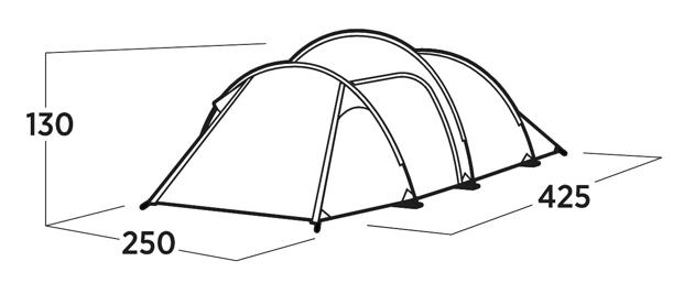 Easy Camp Hemsedal 4 4 Person Tunnel Tent