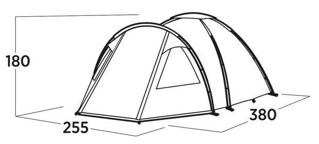 Easy Camp Kinn 4 4 Person Family Tent