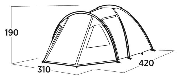 Easy Camp Kinn 5 5 Person Family Tent