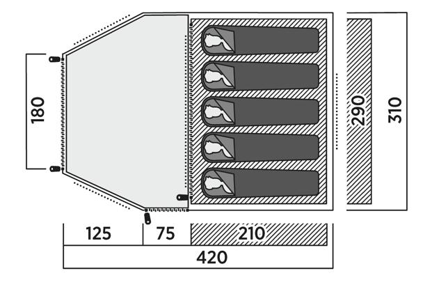 Easy Camp Kinn 5 5 Person Family Tent