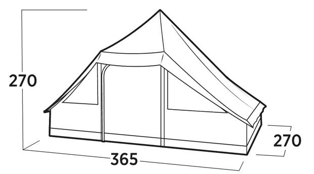 Easy Camp Orsa Cabin 8 Person Bell Tent