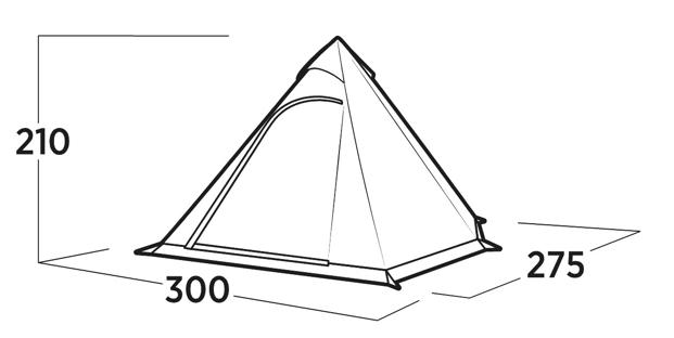 Easy Camp Otra Tipi 4 Person Tipi Tent